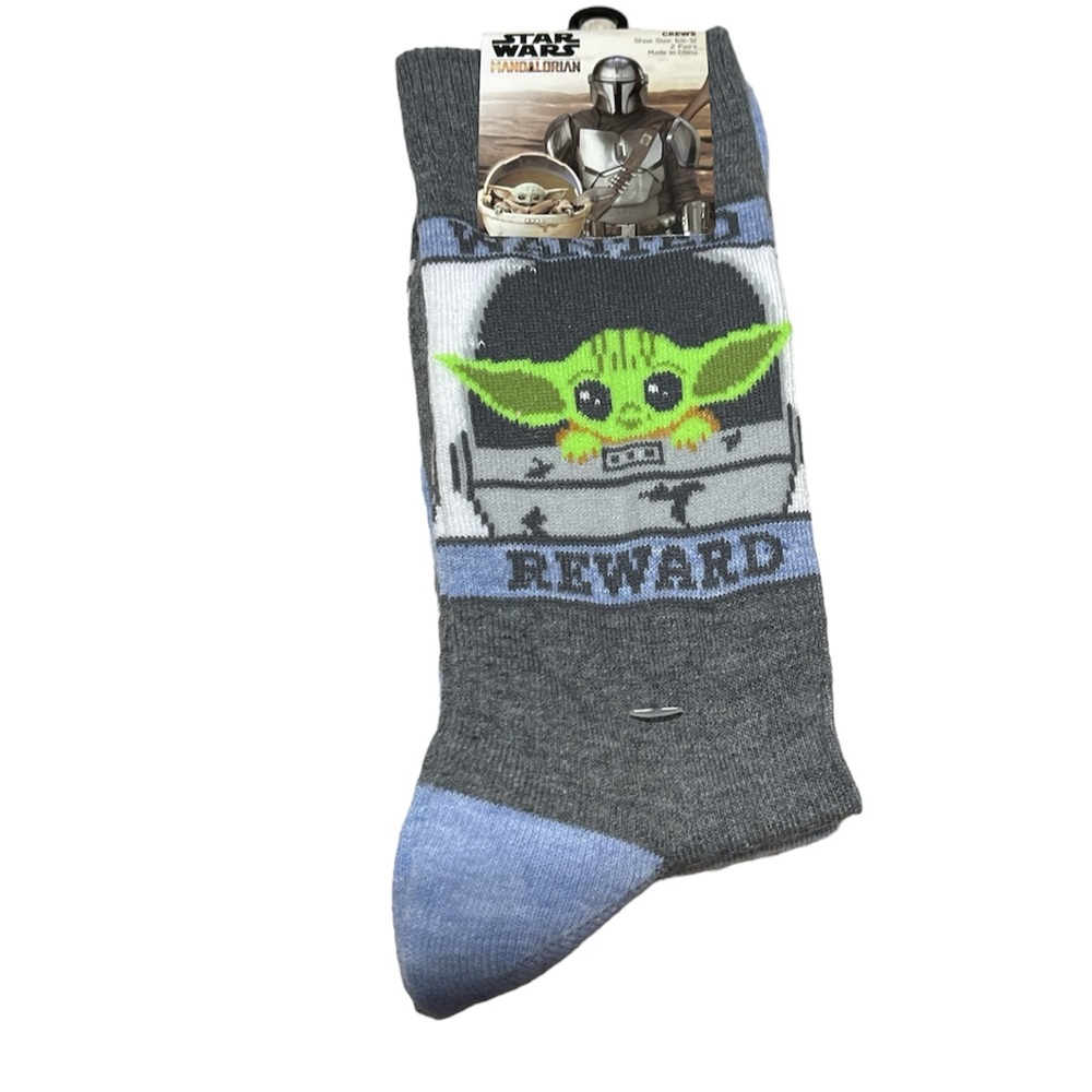 Star Wars Mandalorian socks 2 pairs NWT